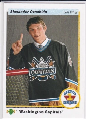 ALEXANDER OVECHKIN #1 DRAFT PICK Hockey Card Alex UD SP Authentic RETRO $$ RARE! - Image 1 of 2