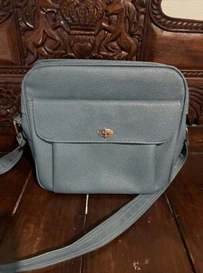 VINTAGE SAMSONITE ROYAL TRAVELER MEDALIST BLUE TRAGETASCHE SCHULTERTASCHE - Bild 1 von 8