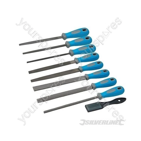 Silverline File & Rasp Set 9pce - 9pce - Image 1 of 1