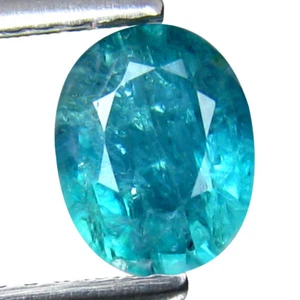 0.86 CTS TREMENDOUS! NEON BLUEISH GREEN NATURAL GRANDIDIERITE GEMSTONES - Picture 1 of 3