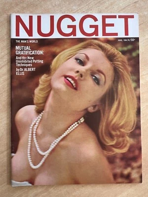 NUGGET THE MAN'S WORLD Magazine June 1964 Vol. 9 # 2 PINUP High Grade FILE COPY - Image 1 of 4