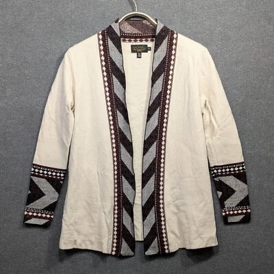 Cárdigan abierto Icelandic Designs para mujer pequeño Academia Boho Indie Lagenlook Foto 1 de 4