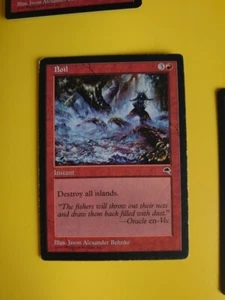 Boil. Instant Tempest. Magic the Gathering Card. Old Vintage - Picture 1 of 4