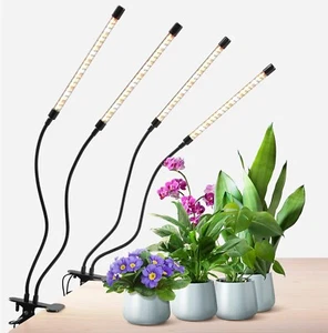 plant lights for indoor growing full spectrum 4 leads clip grow lamp - Picture 1 of 6