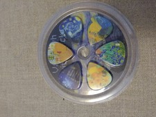 Celluloid Guitar Picks Picks, Plectrum Vincent Van Gogh, Pack Of 12, Medium