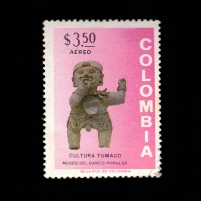 Colombia, Scott C586, Man, Tumaco, 1973, MNH - Image 1 of 2