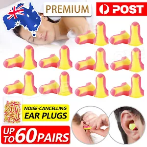 EAR PLUGS Disposable Foam Laser Lite 32dB Sleep Snore 20-60Pairs - Picture 1 of 11