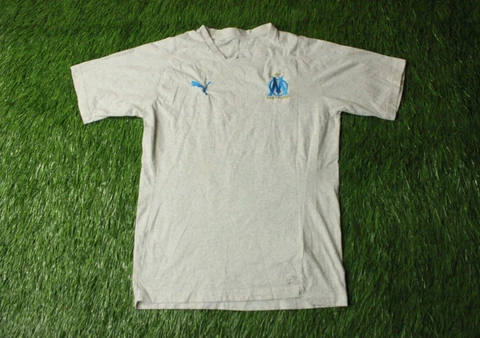 OLYMPIQUE MARSEILLE 2018/2019 FOOTBALL SHIRT JERSEY TEEPUMA ORIGINAL SIZE M Cover