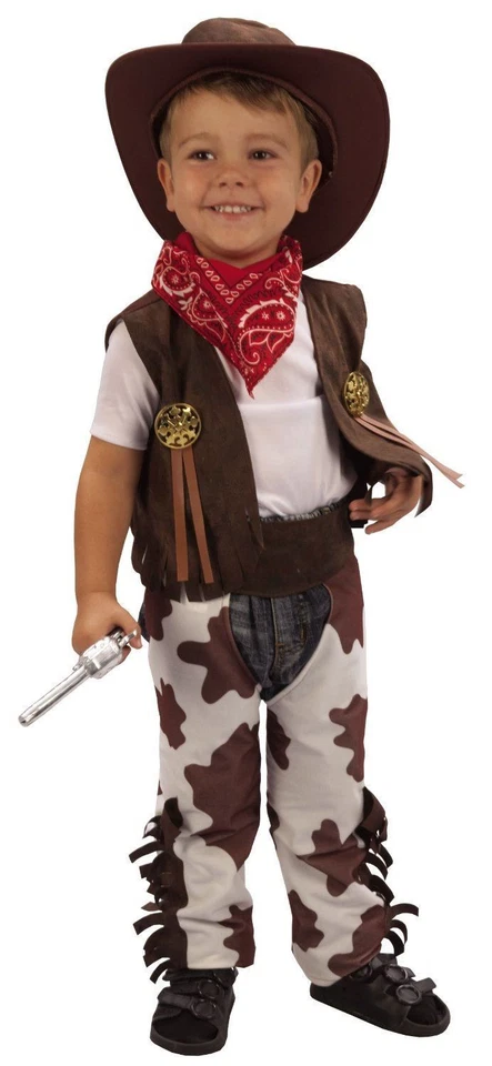 Bermoni Cowboy dressing up costume (4 to 6 y.o.) (COW-01) - Image 1 of 1