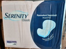 120 Pannoloni Serenity Sagomati classic prot.totale Maxi (4 gocce) x4 conf.
