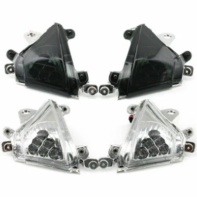 Para KAWASAKI NINJA ZX-10R 2004-2005 LED Luz de giro delantera Indicadores Lámpara Foto 1 de 4