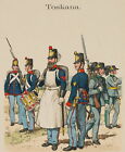 R. KNÖTEL (1857-1914), Uniformkunde. Linien-Infanterie,  1859, Lith. Biedermeier