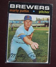 1971 Topps Marty Pattin (Milwaukee Brewers) #579 VG