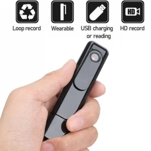 1080P Mini Camera Portable Digital Video Recorder Police Body Back Clip Monitor - Picture 1 of 12