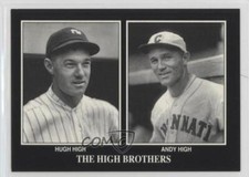 1994 The Sporting News Conlon Collection Andy High Hugh High #1174