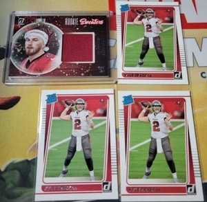 4 Card Lot 2021 Donruss Rated Rookie Memorabilia Kyle Trask Buccaneers Tampa - Picture 1 of 2
