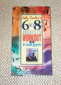 John Carleo's 6 to 8 Minute Workout For Total Gym original VHS Tape - Picture 1 of 3