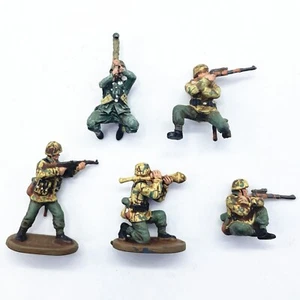 1/72 WWII Esercito Tedesco Squadra Cecchini 5PCS Soldatini Deserto Modello Mimetico - Foto 1 di 5