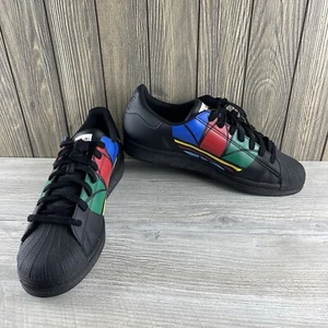 Adidas Superstar Pure Colorful Trefoil Core Black FU9518 Mens Size: 13 - Picture 1 of 13