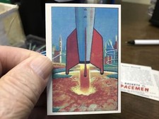 1985 WTW Productions Jets, Rockets, Spacemen Card # 5 Blastoff