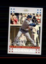 2007 Topps Chrome White Refractor /660 JUSTIN MORNEAU Minnesota Twins #256