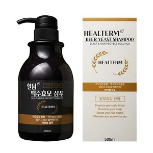 HEALTERM Beer Yeast 70000ppm Shampoo Scalp & Hair Protect Solution Shampoo 500ml - Picture 1 of 12