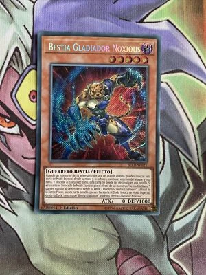 BLLR-SP021 Gladiator Beast Noxius Secret Rare SPANISH 1st Edition NM Yugioh Card - Image 1 of 2