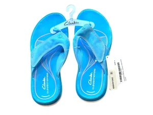 Clarks Cloudsteppers Woman Sandals Blue 7 Medium - Picture 1 of 2