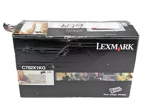 OEM Lexmark 792 C792X1KG NEGRO Extra Alto Rendimiento *CAJA ABIERTA* - Imagen 1 de 5