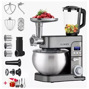 4 in1 Küchenmaschine - 8,5L, 2500W, Fleischwolf, StandMixer, Durchlaufschnitzler - Bild 1 von 7