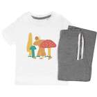 'Mushrooms and snails' Kids Nightwear / Pyjama Set (KP040224)