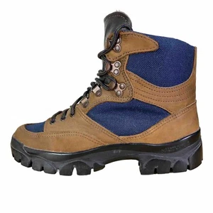 Danner Hiking Boots Men's Size 8 M Brown Leather Canvas Gore-Tex Vibram 1000 - Picture 1 of 18