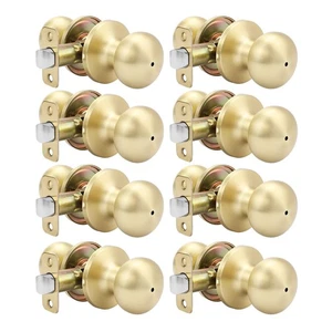 Gold Innentürgriffe, Schlafzimmer Türknauf, Türklinken Innen Bulk, Brushe... - Bild 1 von 7