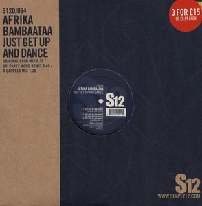 Afrika Bambaataa - Just Get Up And Dance - Used Vinyl Record 12 - V16669z - Bild 1 von 1