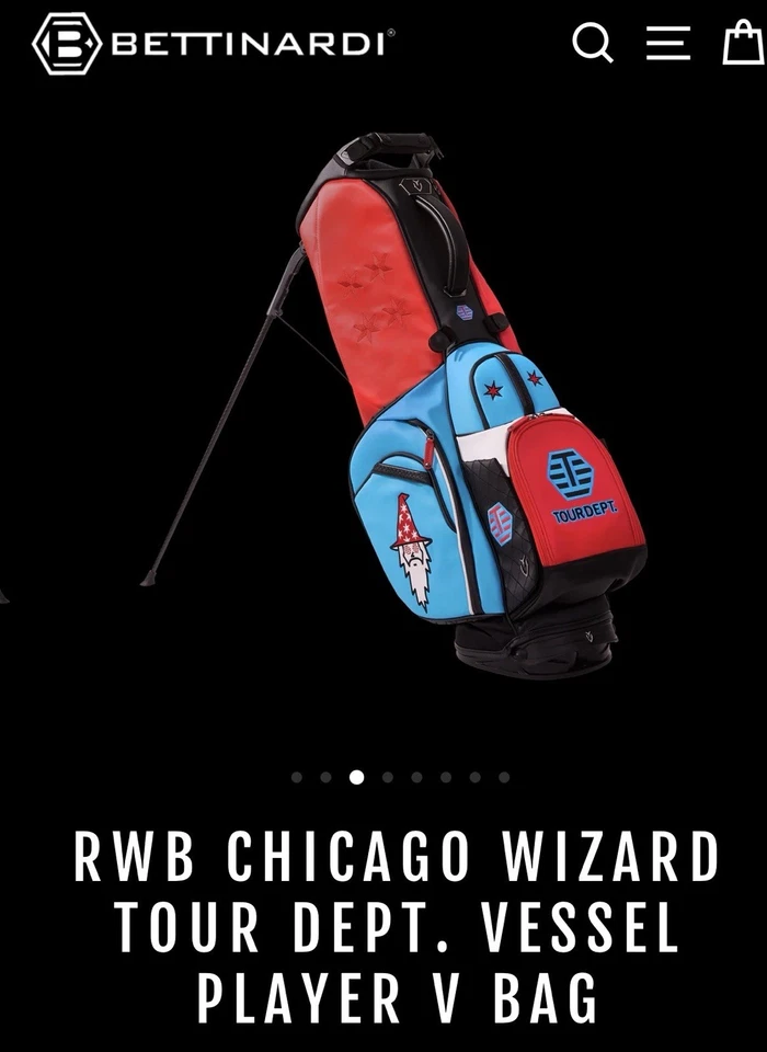 🇺🇸Extremadamente Raro Bettinardi Wizard Tour Departamento Bolsa de pie para buque Player V🇺🇸 Foto 1 de 4