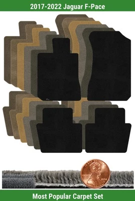 Juego de alfombrillas Lloyd Custom Ultimat para Jaguar F-Pace 2017-2022 (4 piezas) #TBV Foto 1 de 4