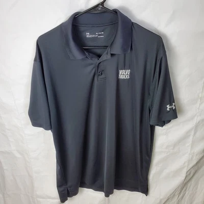 Camisa Under Armour Para Hombre XL Negra Polo HeatGear Corp Performance Volvo Trucks Foto 1 de 4