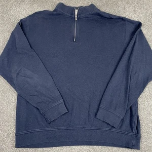 Peter Millar Crown Comfort 1/4 Zip Pullover Mens 2XL Cotton Golf MF15K40 FLAWS - Picture 1 of 10