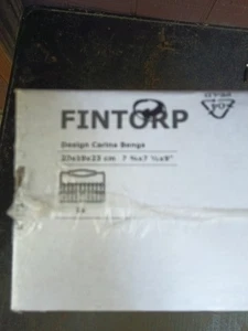 IKEA Fintorp Black Wire Hanging Basket Carina Bengs Design 102.381.48 New in Box - Picture 1 of 5