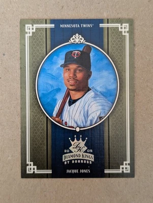 2005 Donruss Diamond Kings - Jacque Jones #129 Green Framed /50 - Image 1 of 3