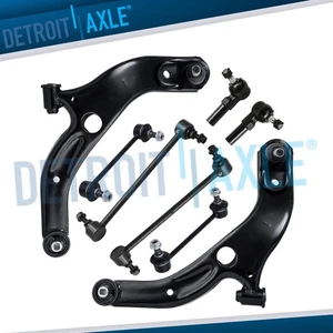 8pc Lower Control Arm Outer Tie Rod Sway Bar Link for 1999-2003 Mazda Protege - Picture 1 of 8
