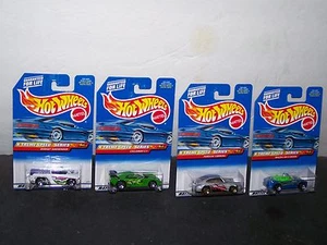 1998 HOT WHEELS X-TREME SPEED SERIES SET OF 4 MIP - Picture 1 of 5