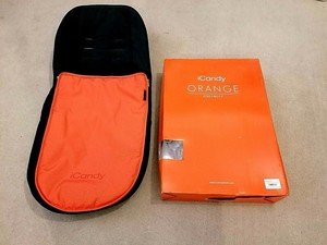 icandy orange footmuff flame