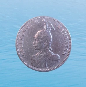 ÁFRICA ORIENTAL ALEMANA 1/2 RUPIA 1904 A WILHELM II KM 9 #5028# - Imagen 1 de 2