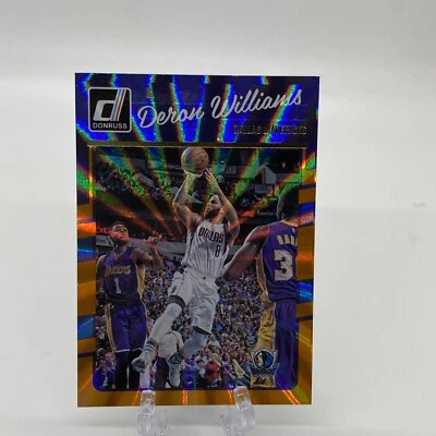 Deron Williams 2016-17 Panini Donruss Basketball Orange Holo Laser #78 Macericks — 第 1/2 张图片