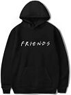 Friends Thin Black Hoodie for Men Size M