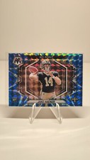 Jake Haener Reactive Blue, Panini 2023 Mosaic Football, NFL Debut, Rookie Card