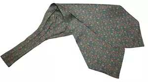 SANTASERRA ascot silk tie F78066 Made in Italy - Picture 1 of 3