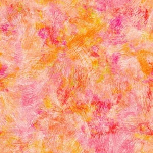 108" Extra Wide Brush Strokes #24 Quilt Backing By the yard Cotton Pink Orange - Picture 1 of 1