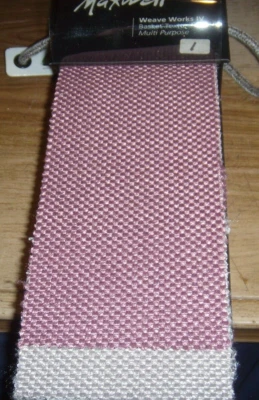 52 MAXWELL WEAVEN BASKET  WORKS 11 FABRIC SAMPLE BOOK 50= 9-1/2 X4 100% POLYESTE - Image 1 of 2